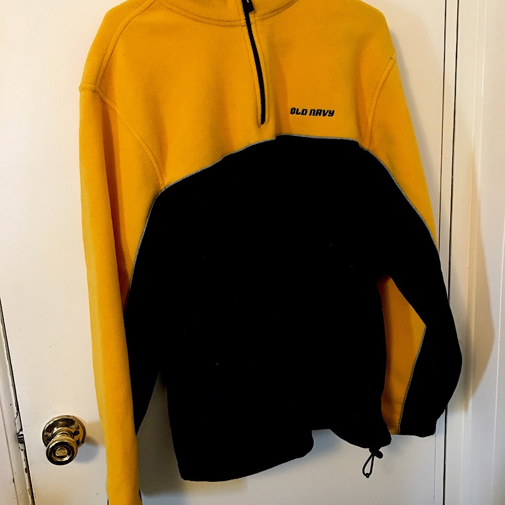 Men’s Old Navy fleece pull over jacket